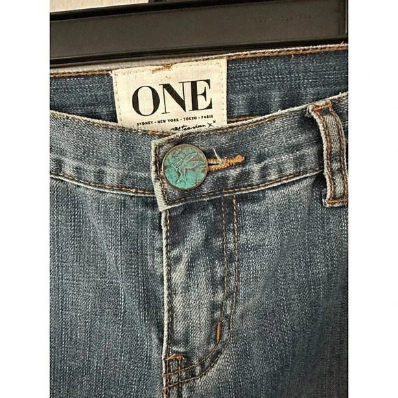 One by Teaspoon Awesome Baggies sz 27 Med Rise Low Waist Relaxed Jeans - Picture 3 of 6
